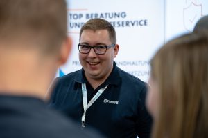 Bild von Sebastian Opalka auf der Florian in Dresden 2026 von meetB Medizintechnik