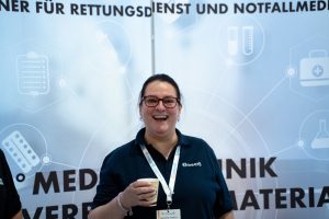 Bild von Jeannine Streich auf der Florian in Dresden 2026 von meetB Medizintechnik
