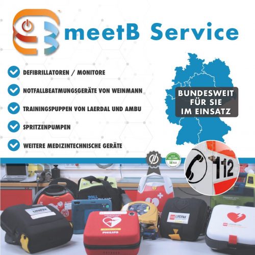 Schnelle Leistungsübersicht der meetB Service GmbH